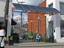 Design for solar panel on walnut st. pittsburgh pa