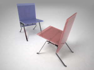 Radiant Chairs With Tinted Glass